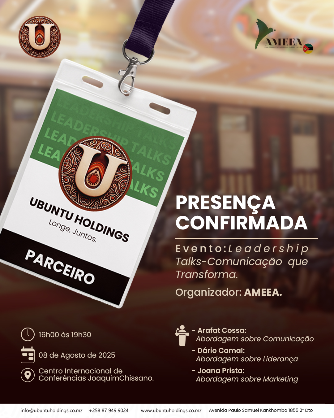 Publicação original: Ubuntu Holdings anuncia presença no Leadership Talks